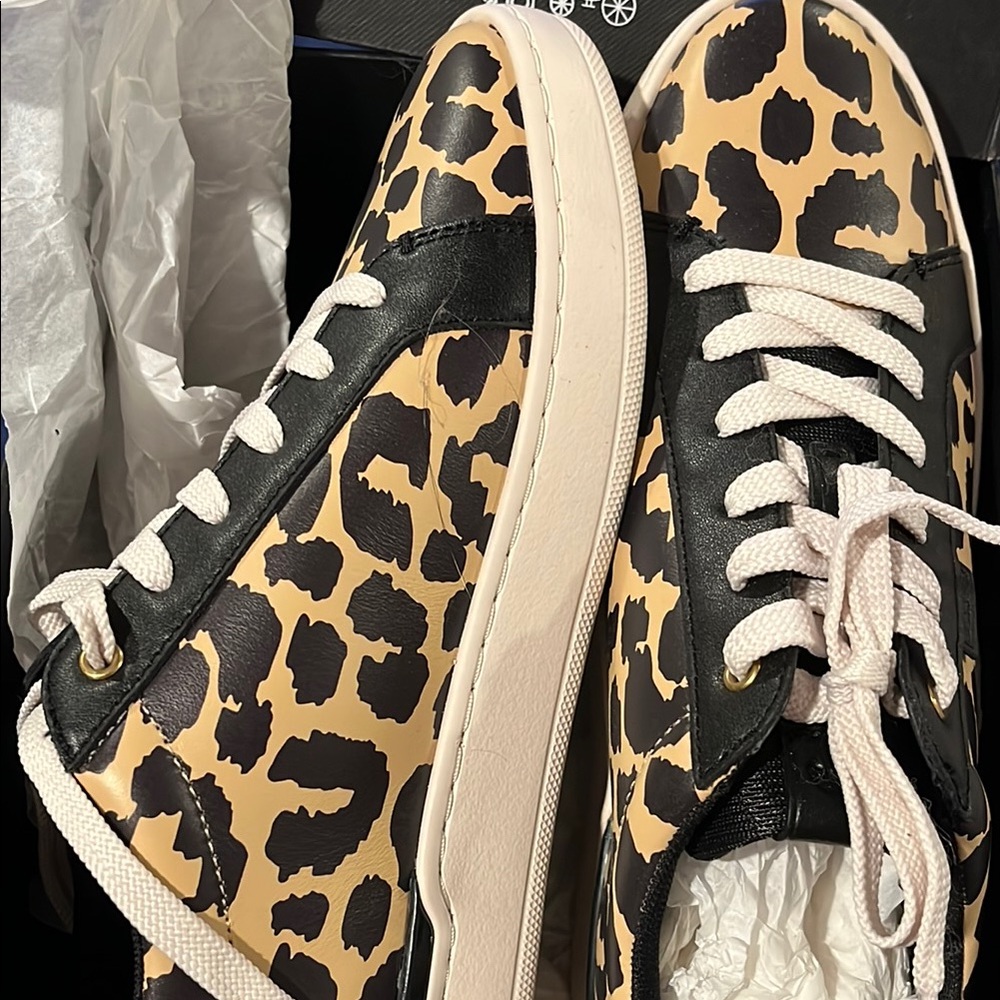 Coach Black and Tan Sneakers